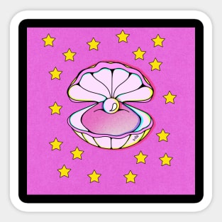 Seashell Dreams - Pink Sticker